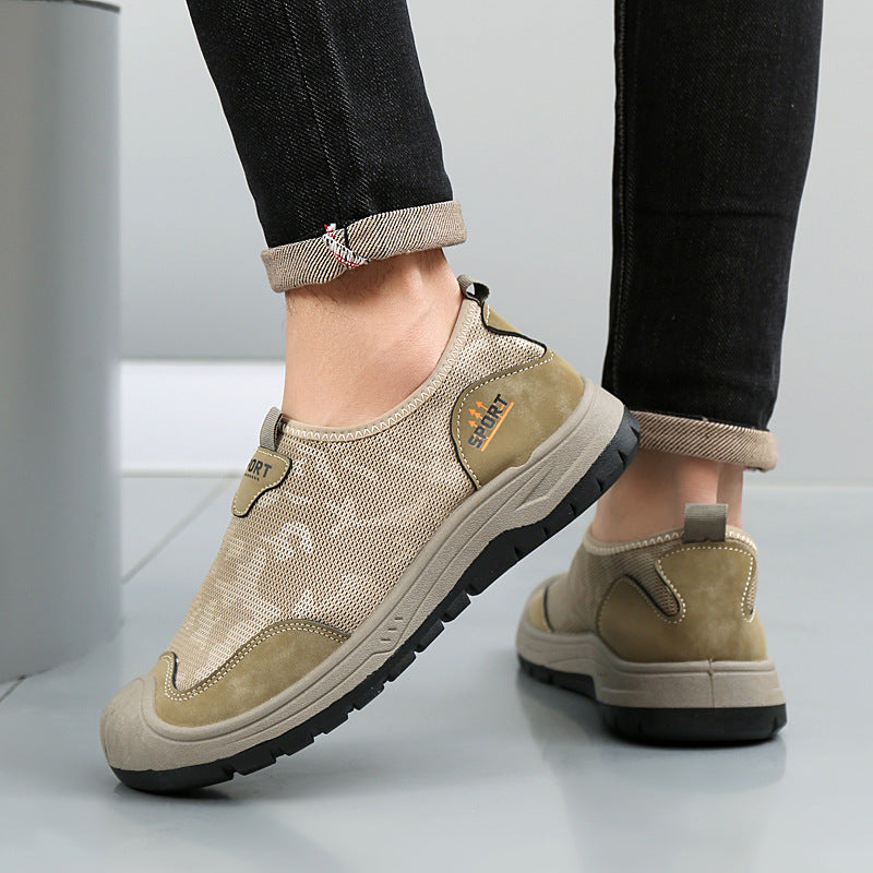 Damen Sportliche Freizeitschuhe mit atmungsaktiven Mesh-Einsätzen und rutschfester Sohle R&B