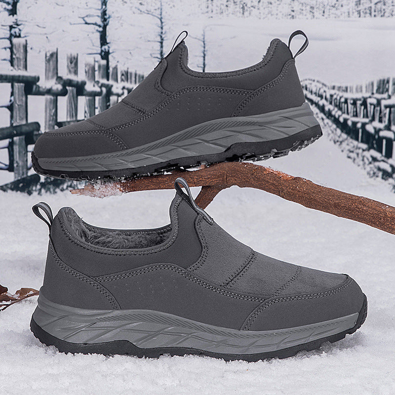 Damen Komfortable Winter Sneakers mit elastischem Klettverschluss R&B