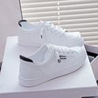 Damen Sportliche Sneakers mit seitlichem Logo und klassischem Design