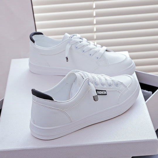 Damen Sportliche Sneakers mit seitlichem Logo und klassischem Design R&B