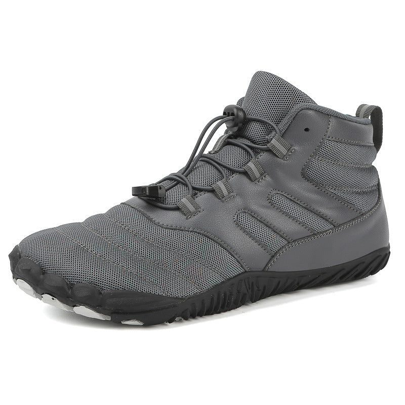 Unisex nan knöchelhoher barfußähnlicher Wassersportschuh mit Schnellzug-Schnürung und flexibler Profilsohle R&B