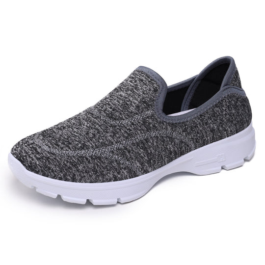 Damen Bequeme Slip-On Sneakers mit rutschfester Sohle und atmungsaktivem Obermaterial R&B
