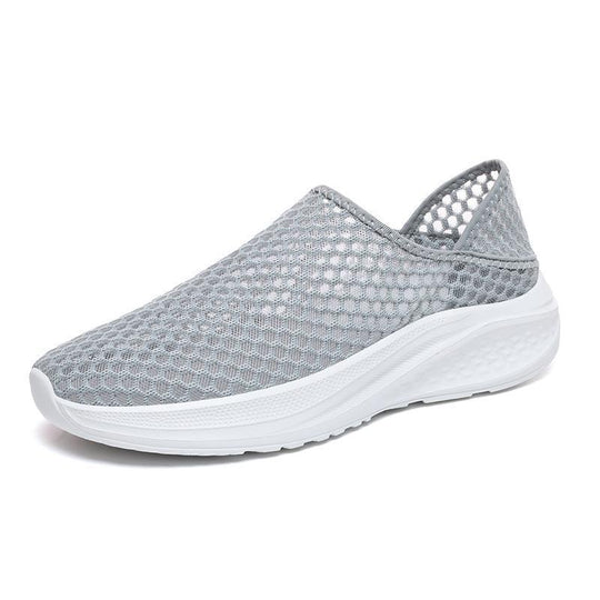 Damen Atmungsaktive Slip-On Sneakers mit flexibel anpassbarem Mesh-Obermaterial R&B