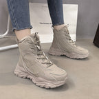 Damen Plüschgefütterte Winter Sneakers R&B