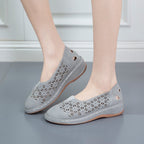 Damen Bequeme Ballerinas mit Luftlöchern