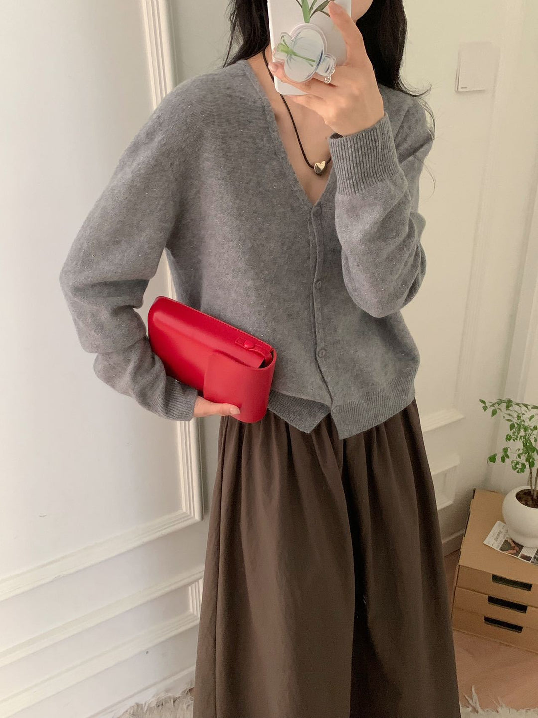 Femme Weicher -Mix Cardigan R&B