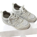 Damen Sportliche Freizeitsneaker mit atmungsaktiver Mesh-Oberfläche und rutschfester Sohle R&B