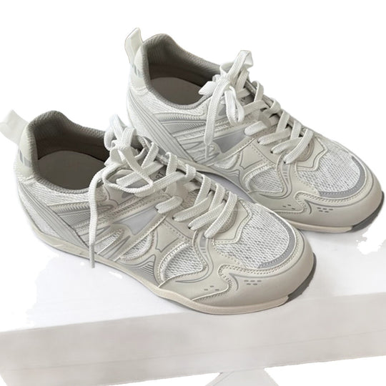 Damen Sportliche Freizeitsneaker mit atmungsaktiver Mesh-Oberfläche und rutschfester Sohle R&B