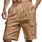 Herren Cargo-Shorts mit mehreren praktischen Taschen und elastischem Bund R&B