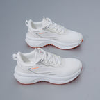 Damen Atmungsaktive Freizeitsneaker mit stoßdämpfender Sohle und elastischer Schnürung