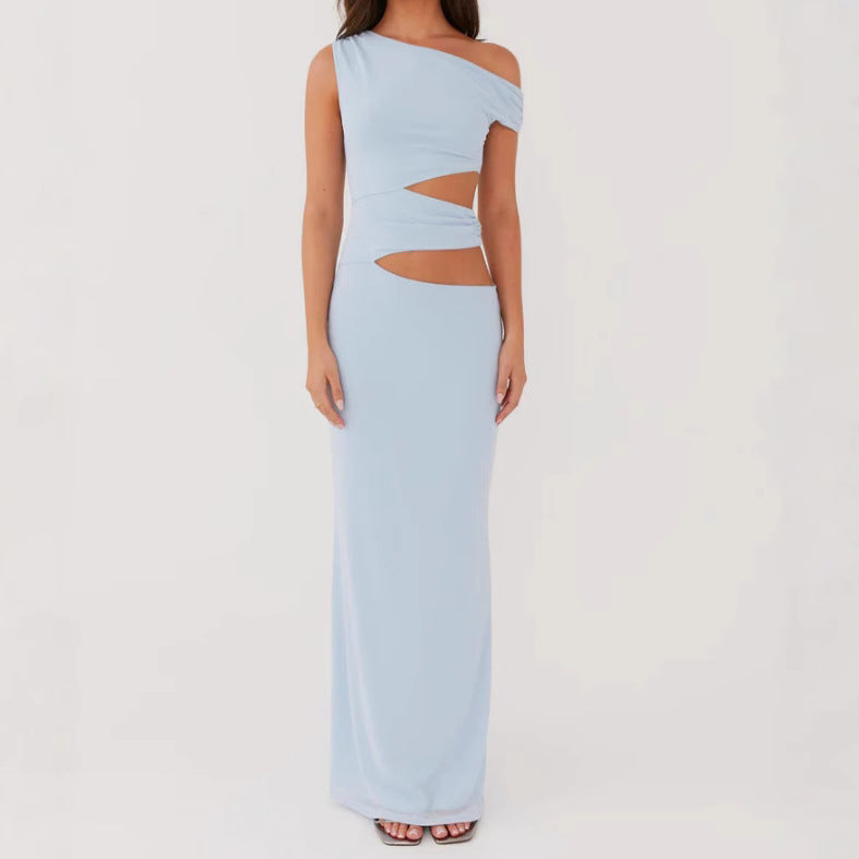 Damen Elegantes Maxikleid mit raffinierten Cut-Out-Details und figurbetontem Schnitt R&B