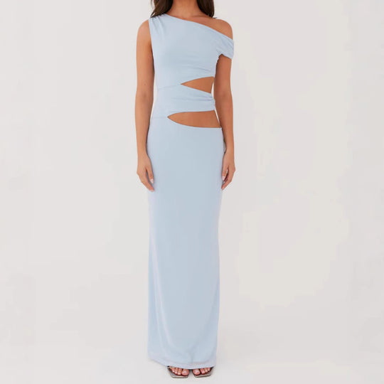 Damen Elegantes Maxikleid mit raffinierten Cut-Out-Details und figurbetontem Schnitt R&B
