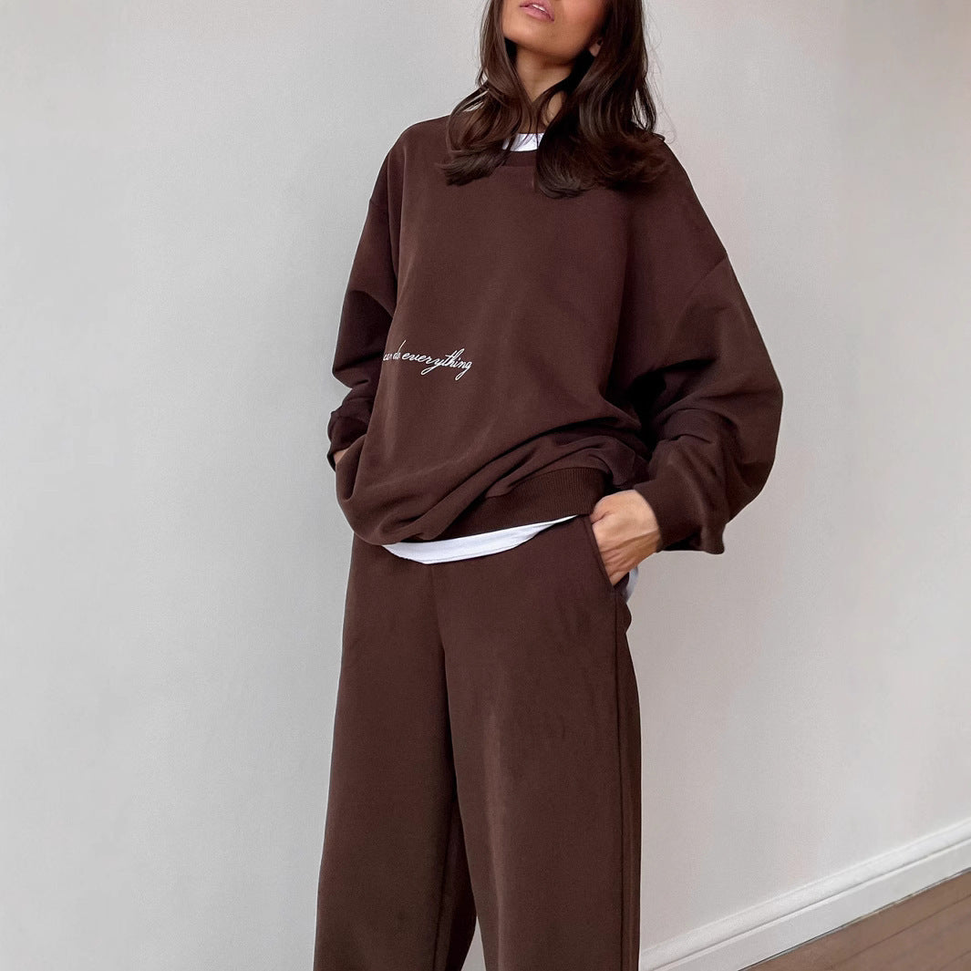 Damen Urbanes Relaxed-Fit Freizeit-Set aus weichem Material R&B