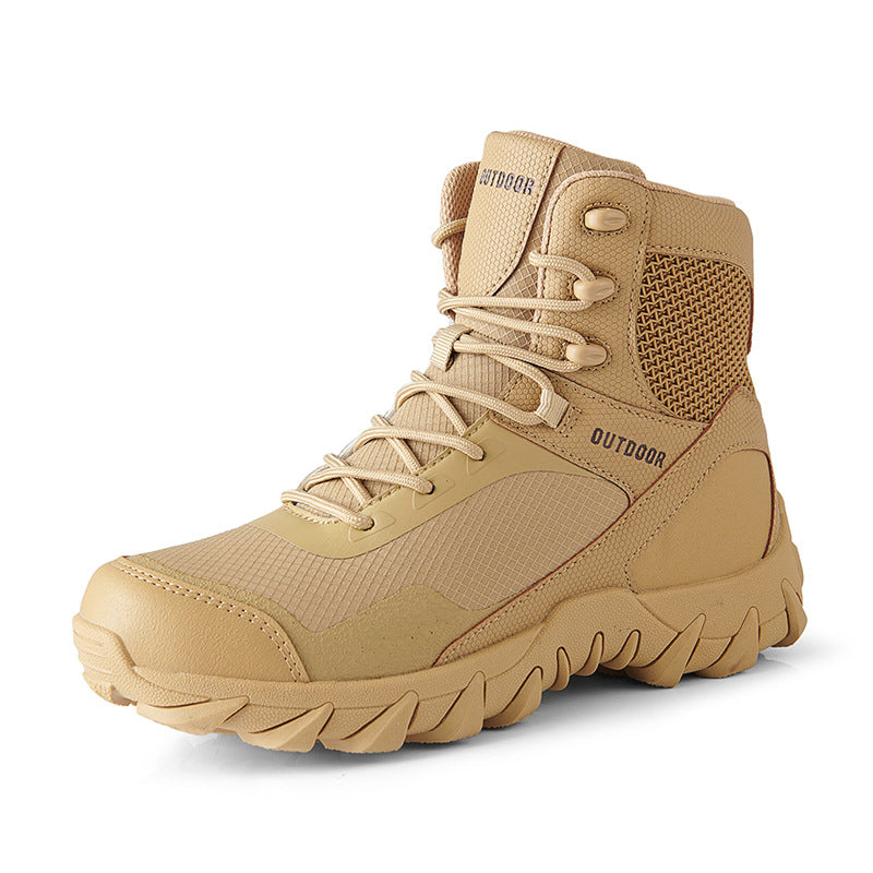 Herren Tactical Stiefel mit strapazierfähigem Obermaterial und rutschfester Sohle R&B