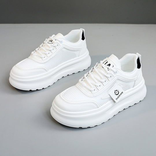 Damen Modische Sneakers mit atmungsaktiver Mesh-Oberfläche und dämpfendem Sohlenprofil R&B