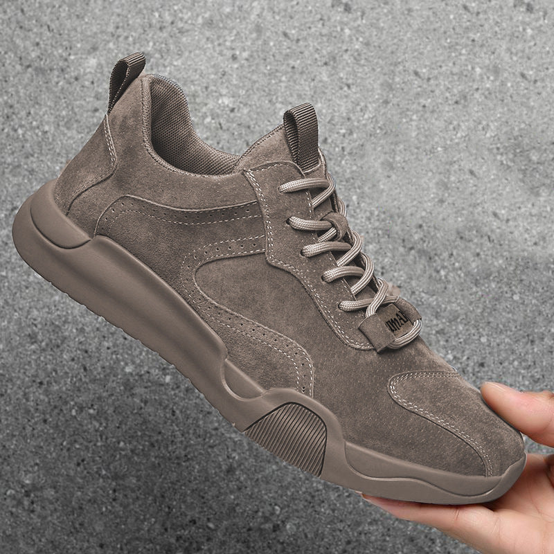 Damen Sportliche Sneakers aus elastischem Wildleder mit rutschfester Sohle R&B