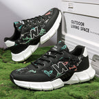 Damen Sportliche Sneakers mit modischem Strukturdesign und atmungsaktiven Materialien R&B