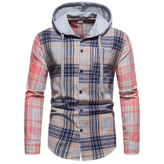Herren Hemd mit Kapuze R&B