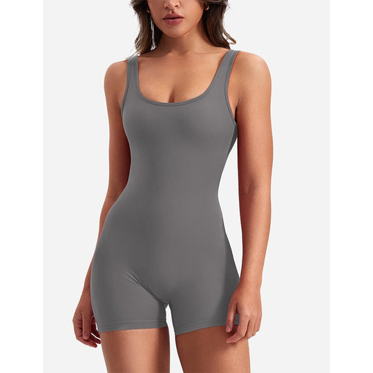 Damen Eleganter und figurbetonter Sport-Jumpsuit R&B