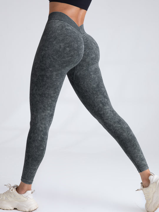 Damen High-Waist Komfort Leggings mit Sculpt-Effekt R&B