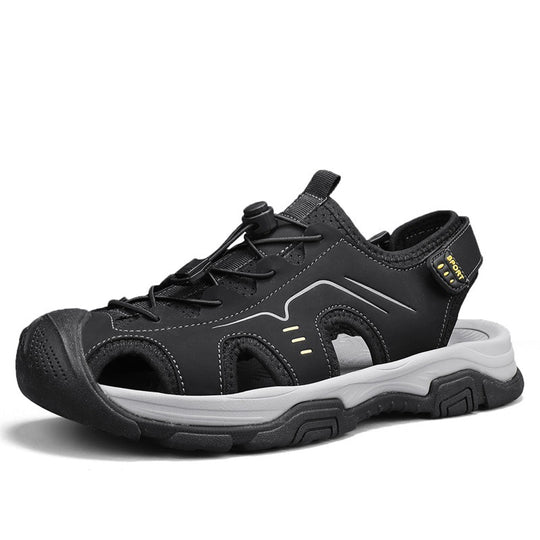 Damen Sportliche und atmungsaktive Wassersandalen mit rutschfester Sohle R&B