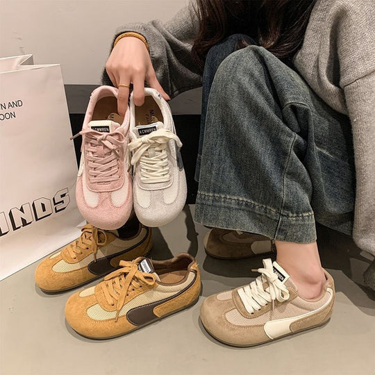 Damen Sportliche Sneakers mit weichem Obermaterial und atmungsaktiver Struktur R&B