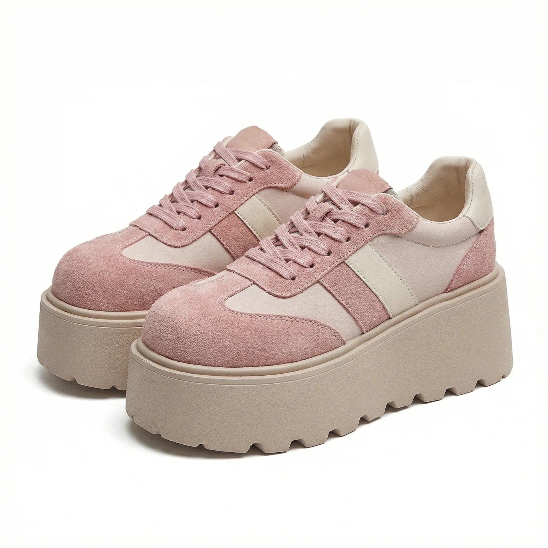 Damen Plateau-Sneakers mit sportlichem Design von R&B