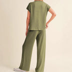 Damen gemütliches Lounge-Set mit hoher Taille R&B