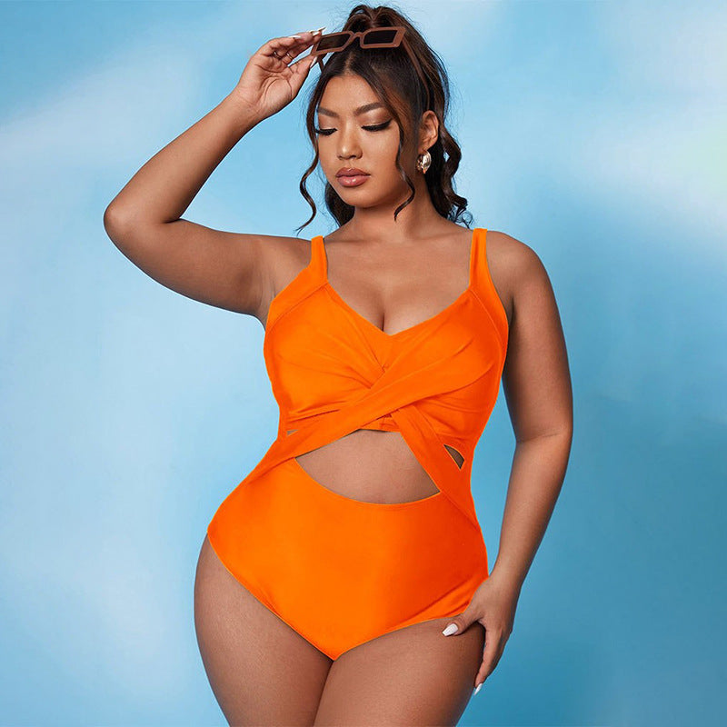 Damen Einteiler Badeanzug mit innovativem Cut-Out Design