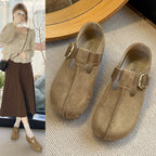 Damen bequeme Clogs mit verstellbarer Schnalle und weichem Obermaterial R&B