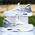 Damen Sportliche Mesh-Laufschuhe mit dämpfender Sohle R&B