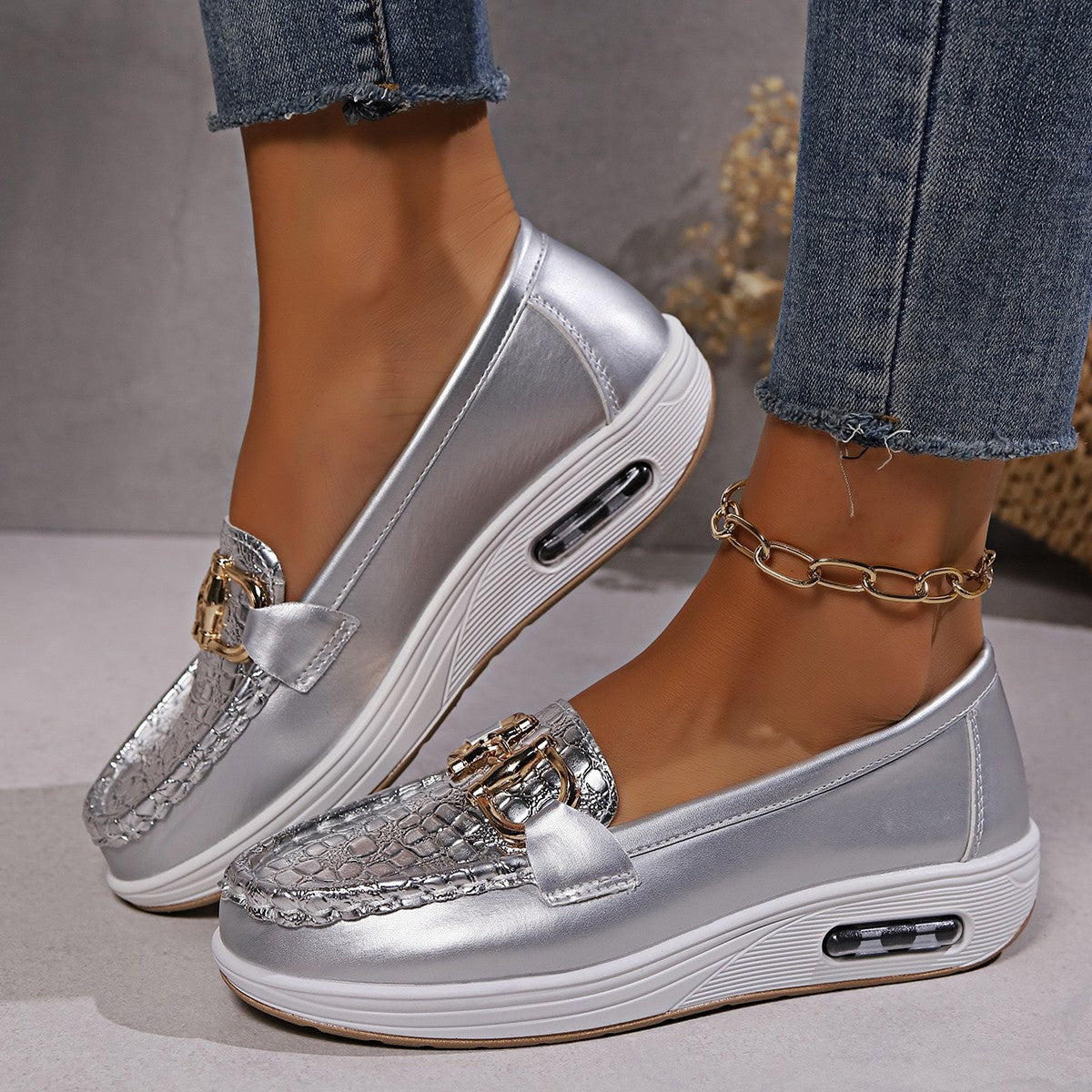 Damen bequeme Freizeitschuhe mit eleganten Akzenten R&B