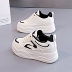 Damen Sportliche Sneaker mit erhöhtem Absatz R&B