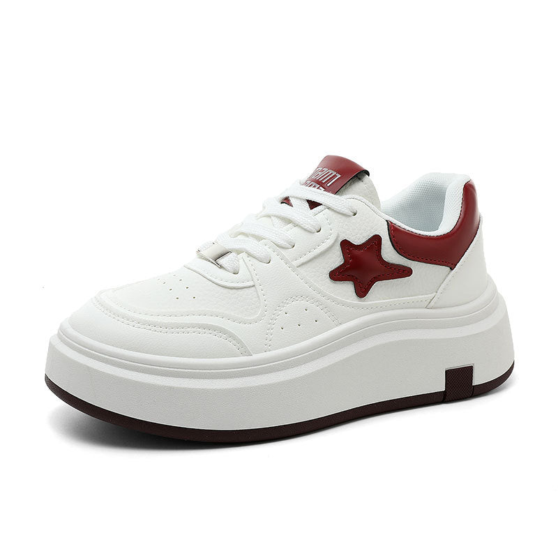 Damen Modische Plateausneaker mit sportlichem Design und atmungsaktiven Materialien R&B