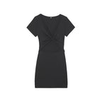 Damen Knot Kleid Mini