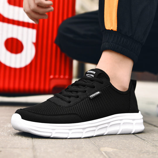 Unisex nan leichter Freizeit-Sneaker mit nahtlosem Mesh-Obermaterial und viskoelastischer Zwischensohle R&B