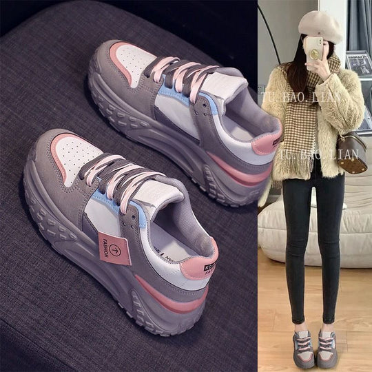 Damen Sportliche Sneakers mit modernem Design und dämpfender Laufsohle R&B