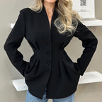 Damen Eleganter Blazer mit taillierten Akzenten R&B