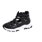 Damen Sportliche Schnür-Sneaker im modernen Cut-Out-Design R&B
