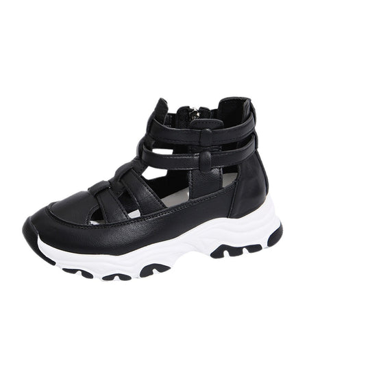 Damen Sportliche Schnür-Sneaker im modernen Cut-Out-Design R&B