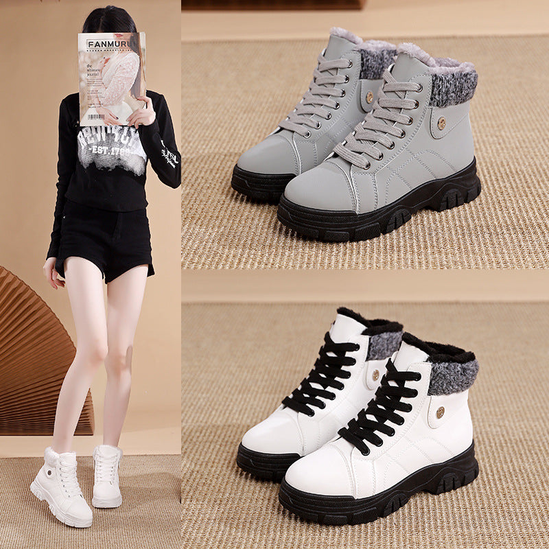 Damen Winterstiefel mit isolierendem Futter und rutschfester Sohle R&B