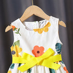 Mädchen Sommerkleid mit buntem Punkten-Design R&B