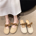 Damen Bequeme Mules mit dekorativem Schleifen-Detail R&B
