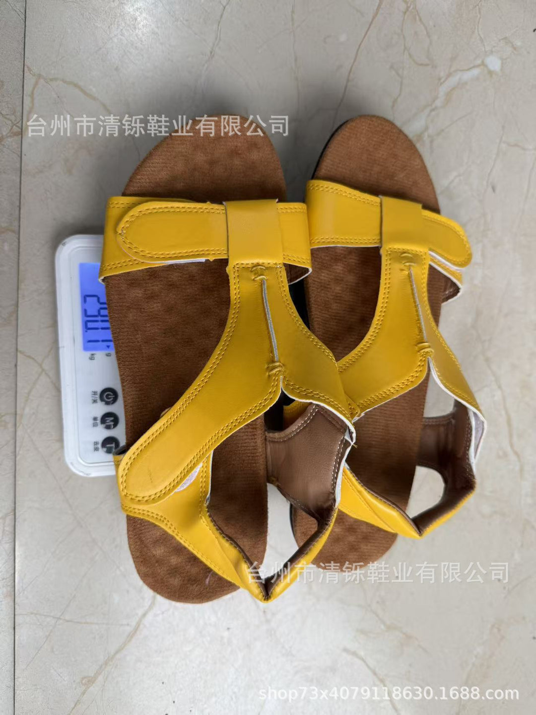 Damen Komfortable Riemchensandalen mit verstellbarem Schnallenverschluss R&B