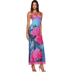 Damen Satin Nachthemd mit zarter Spitzendekoration R&B