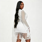 Damen Baderock und Strickjacke R&B