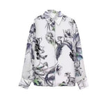 Damen Bluse mit floralem Druck und edler Knopfleiste R&B
