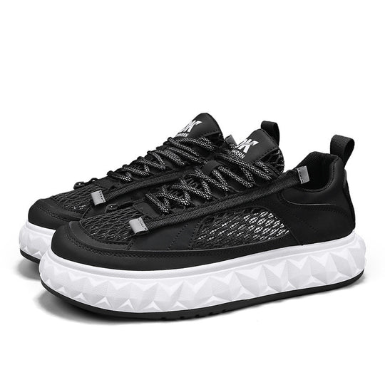 Damen Sportliche Sneakers mit atmungsaktiver Mesh-Oberfläche und dämpfender Sohle R&B