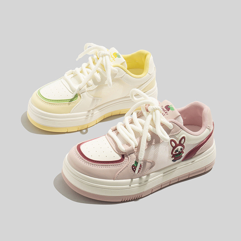 Damen Sneakers mit verspieltem Tierdesign und komfortabler Sohle
