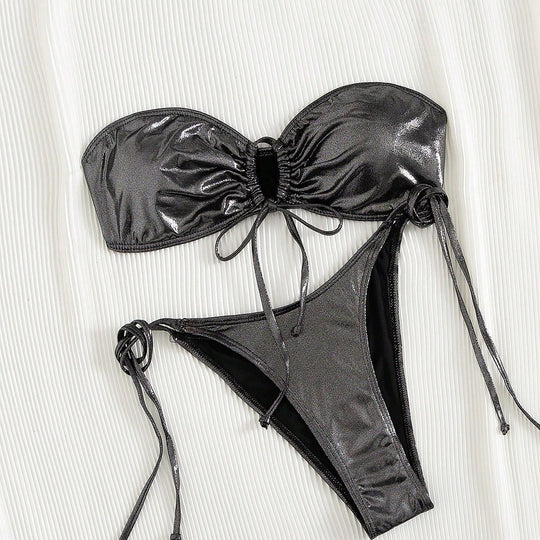 Damen Bandeau-Bikini-Set mit eleganter Raffinesse R&B